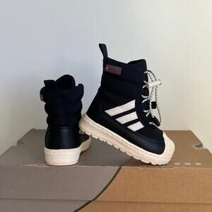 Adidas Superstar 360 Boot 2.0 Core Black-Ecru Tint Toddler Shoes GX9079- SZ 5 C